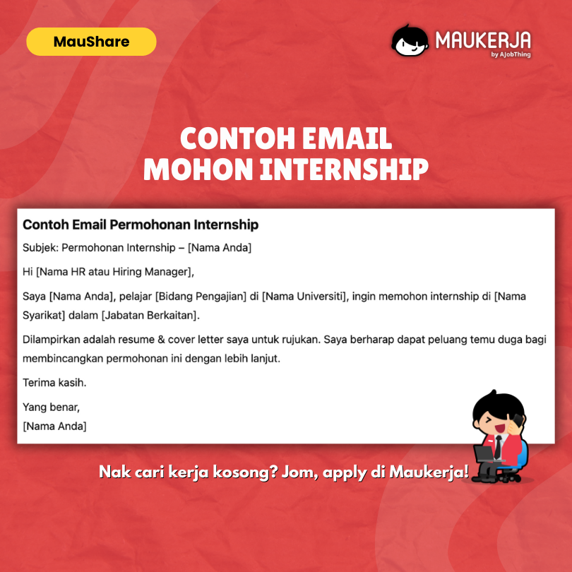 Contoh Email Mohon Internship